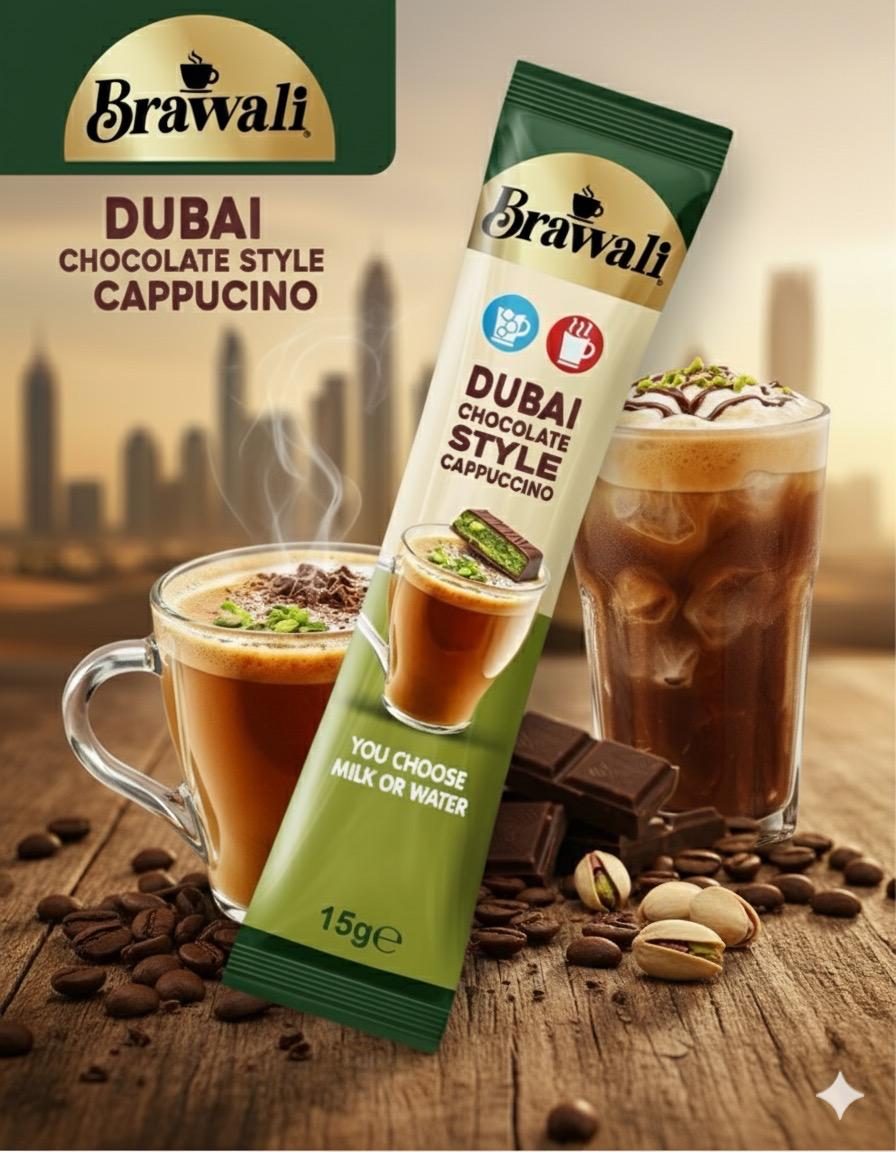 Brawali Dubai Çikolatalı Cappucino